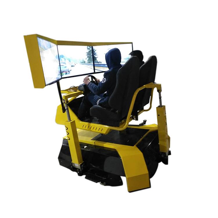 三屏赛车VR厂家VR地震VR动感影院VR赛车动感体验VR科普VR消防VR禁毒VR酒驾乐阳科技