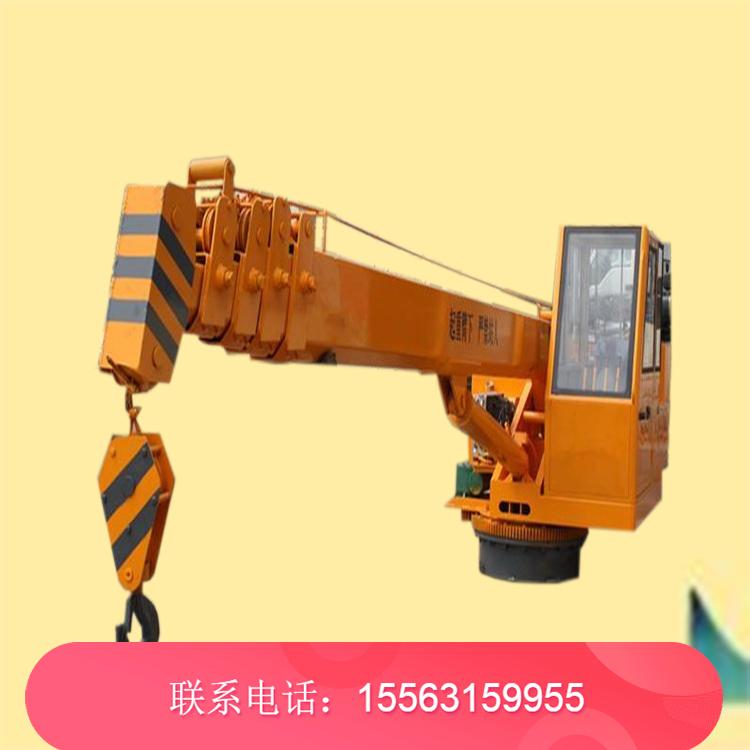 船吊起重机 渔船甲板吊 码头固定吊 折臂吊现货