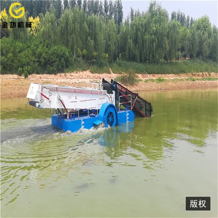 全自动水葫芦打捞船  水葫芦收割船