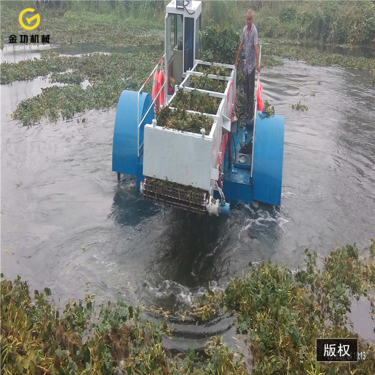 割草船生产厂家  小型割草船图片  半自动割草船