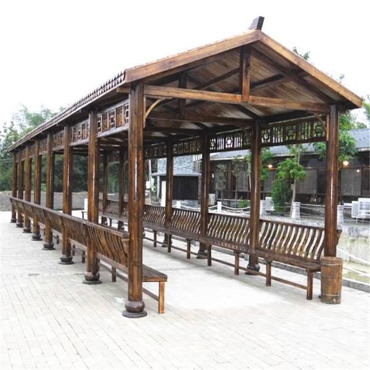 定制防腐木长廊 郑州防腐木长廊 品质保证 价格优惠