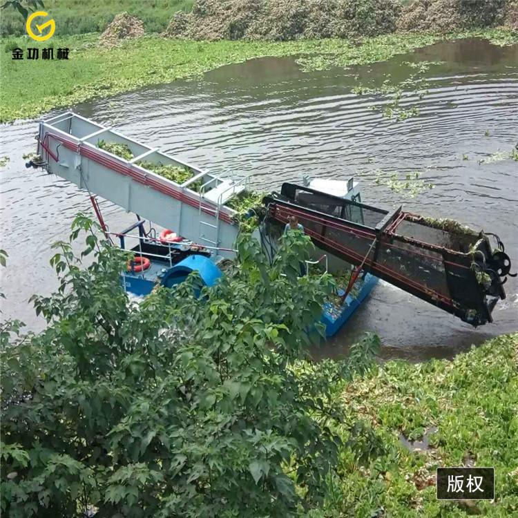 大型水葫芦打捞船  芦苇收割船