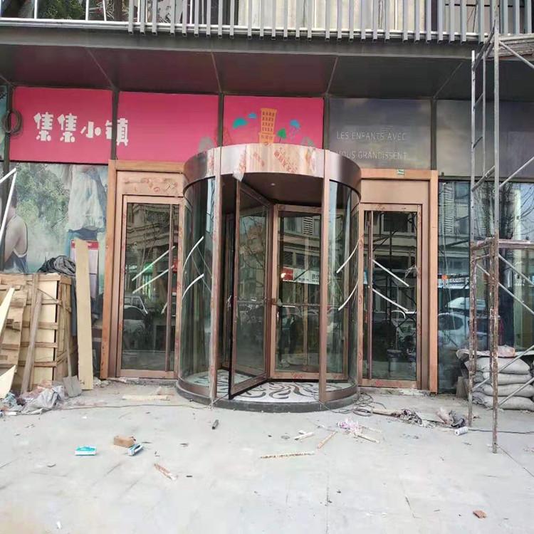 青岛两翼旋转门  三翼旋转门 银行旋转门厂家