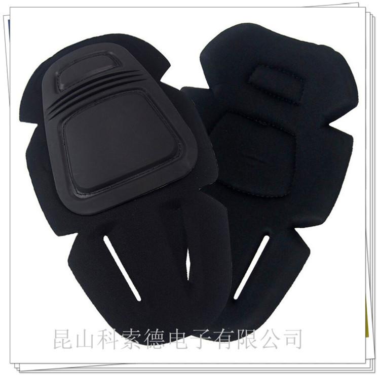 定制EVA成型冷热压加工 Xpe材料复合布料热压护膝护垫 EVA热压
