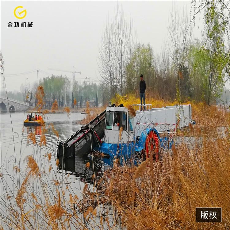 水葫芦割草船  中型全自动割草船