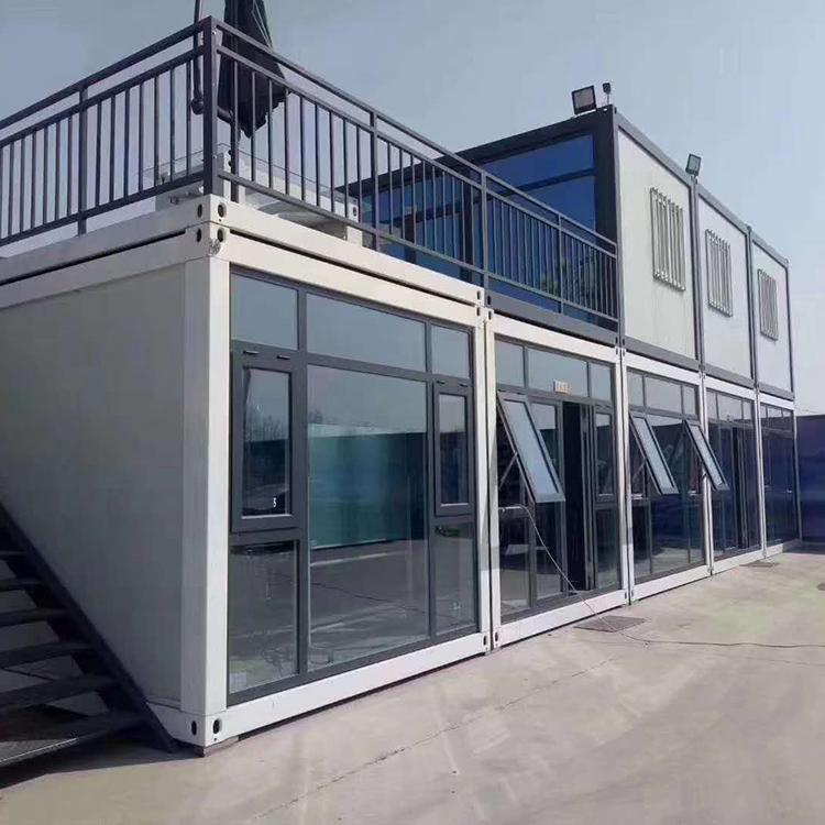 打包箱房_工地临建快拼箱房 打包房建设
