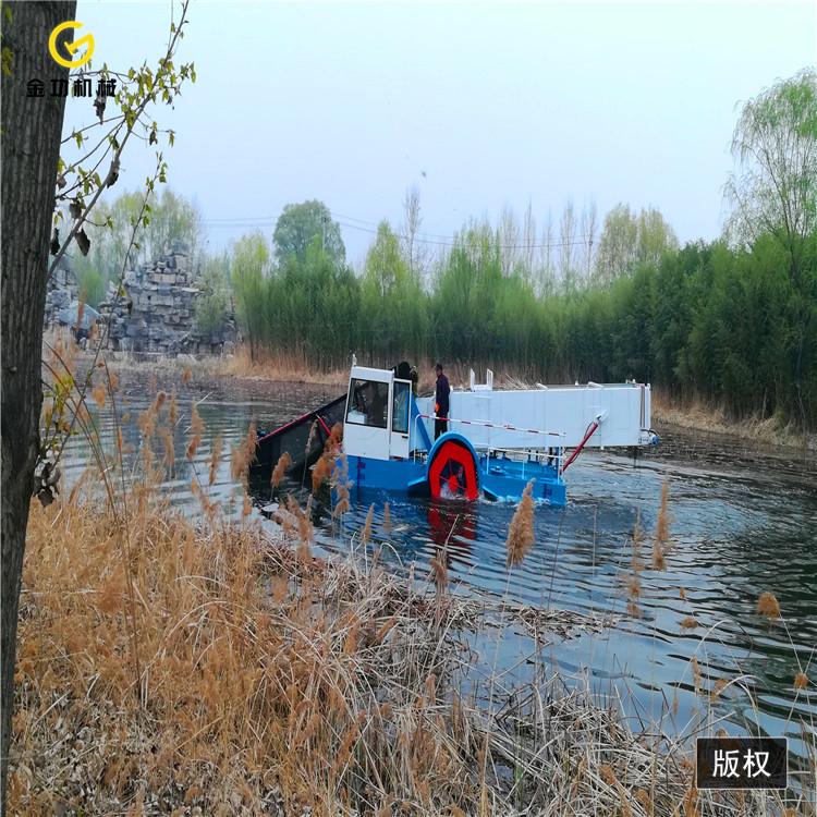 小型水浮莲割草船