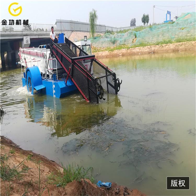 安徽水葫芦打捞船   小型割草船