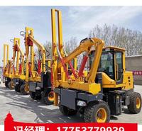高频液压震动护栏打桩机高速公路护栏打桩机 护栏压桩机 久胜机械