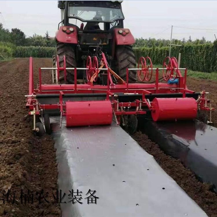 红薯起垄铺膜机 海楠厂家批发红薯起垄铺膜机 青州起垄机定制