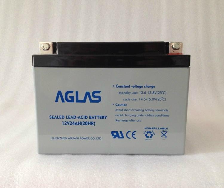 Aglas.安佳尼蓄电池RB-FM-12V24AH 铅酸储能蓄电池 直流屏UPS/EPS应急电源专用