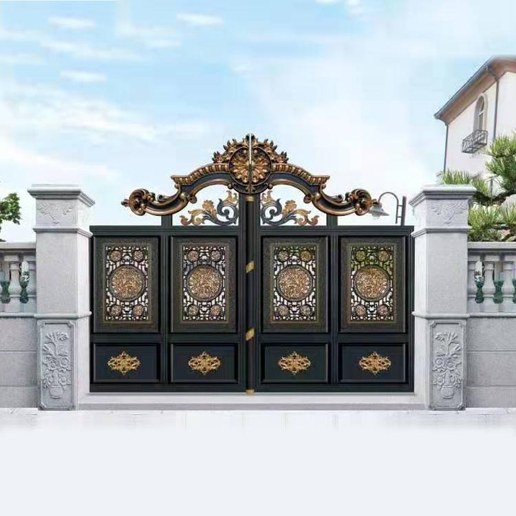 潍坊庭院铝艺门   乡村铝艺门  铝艺门厂家 价格合理