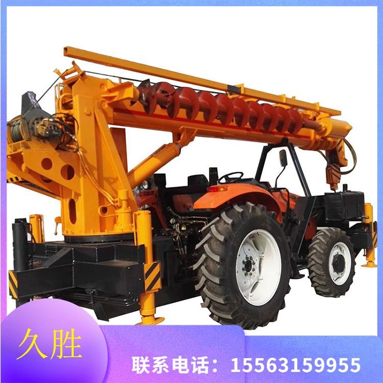 新款拖拉机吊 12吨拖拉机头改装钻孔吊柱一体机 四驱大型拖拉机吊
