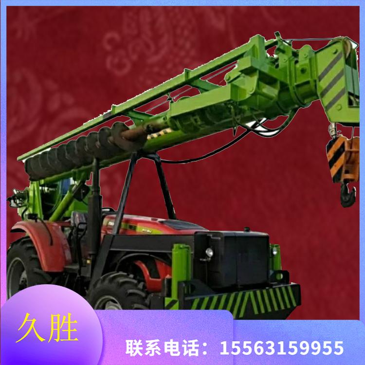 济宁吊车拖拉机头改装吊钻一体机 6吨拖拉机吊 12吨拖拉机吊