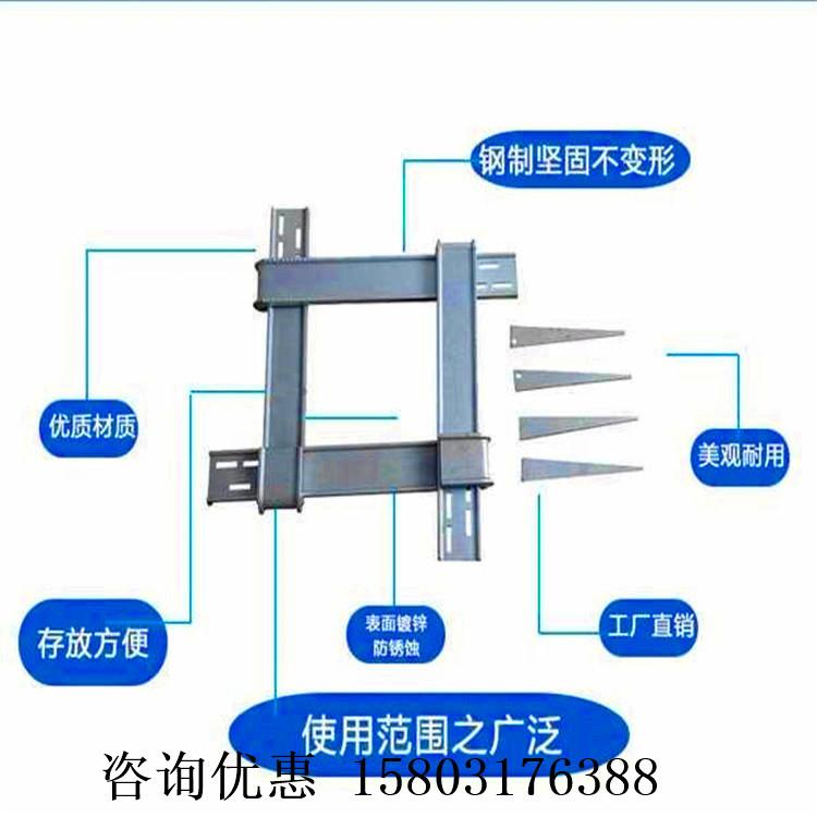 现货供应方柱卡箍 方柱扣 方圆扣 方柱子夹具 新型脚手架 梁夹具 新型方柱扣夹具
