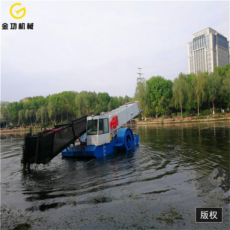 广西小型水葫芦打捞船  湖面垃圾打捞船