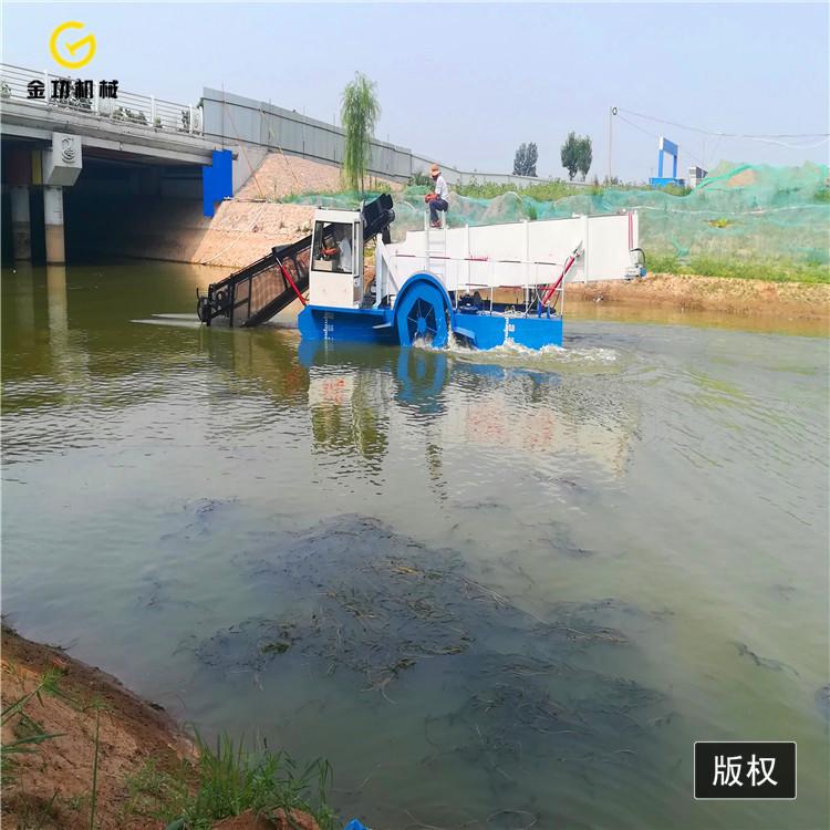 江西小型水葫芦打捞船   水草收割船