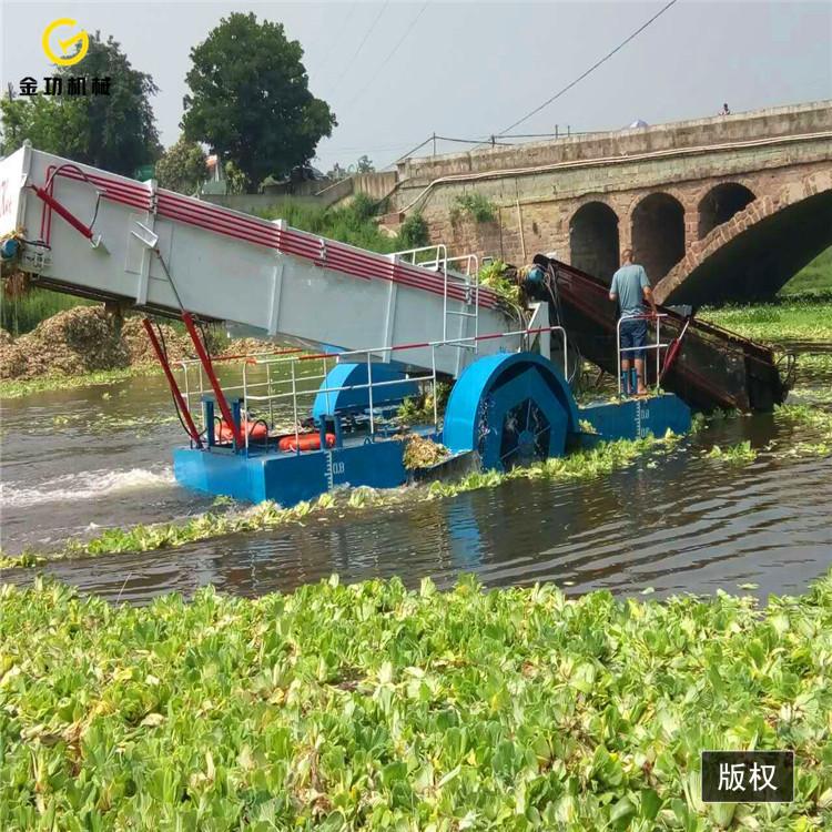 小型水库垃圾打捞船   水面割草船