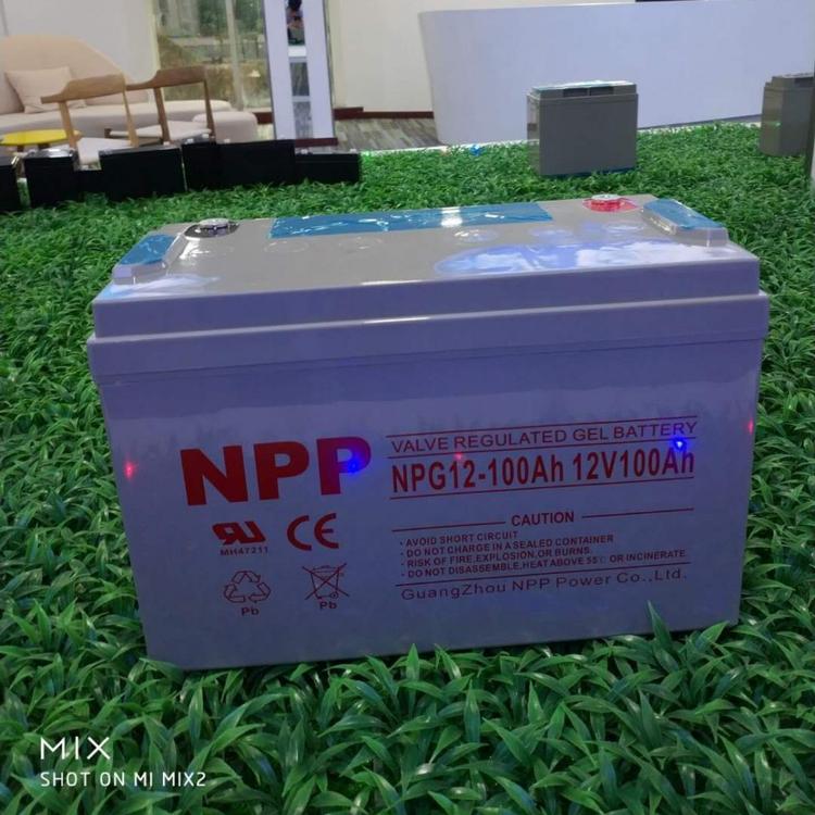 NPP蓄电池12V120AH 免维护储能胶体蓄电池NPG120-12 NPP耐普蓄电池