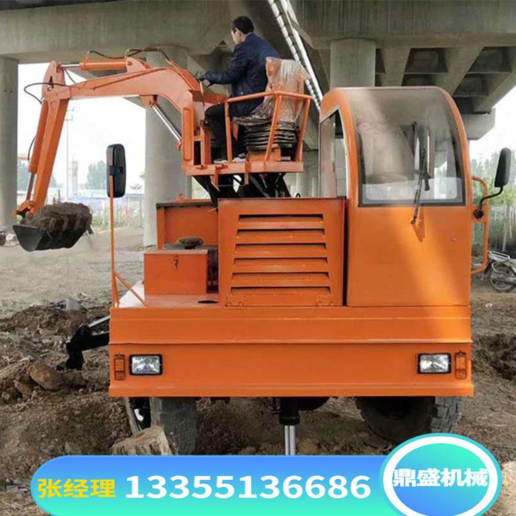 自制农用随车挖掘机 工程建筑用挖掘装载机 12吨16吨四不像随车挖