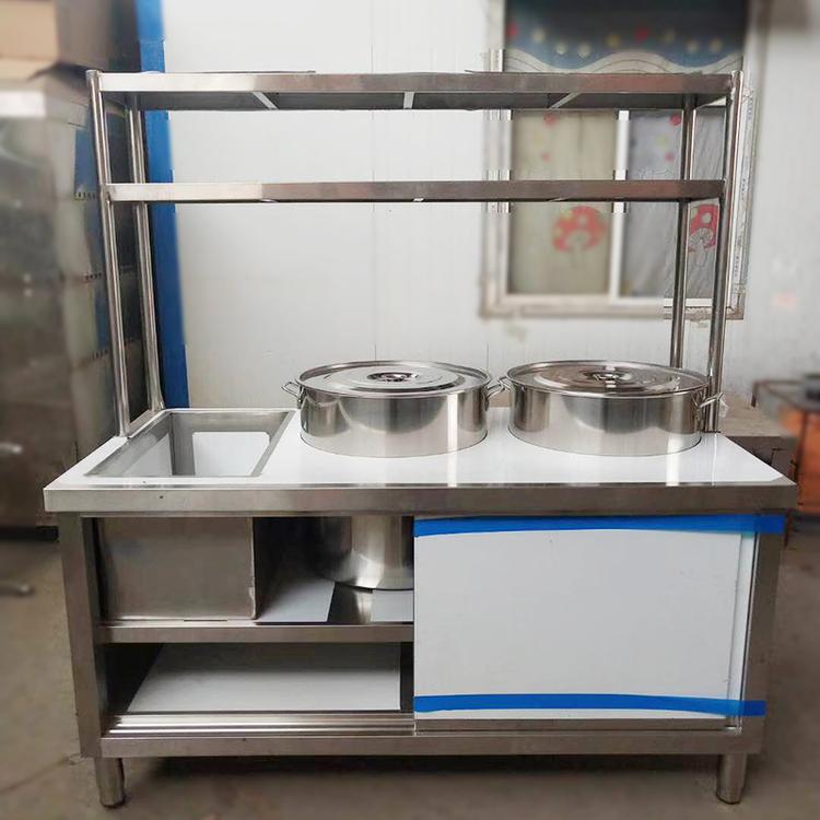 不锈钢商用保温售饭台 保温展示柜 自助餐保温台 组装式售饭台