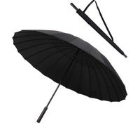 富友伞业批发24骨雨伞纯色超强抗风遮阳<em>防</em>紫外线雨伞