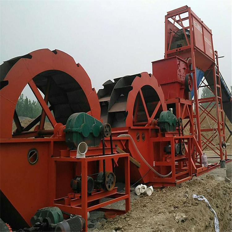 水轮洗沙机销售 工地沙场用洗沙机 山东洗沙机