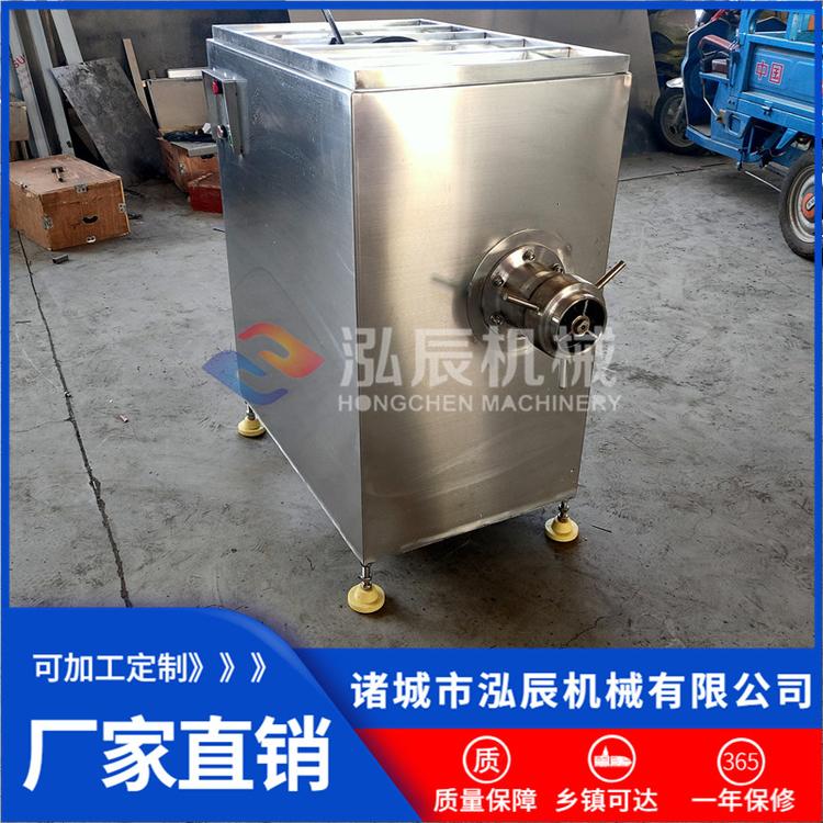 商用鸡胸鸭胸肉绞肉机 不锈钢冻盘鲜肉绞肉机 出料快产量大