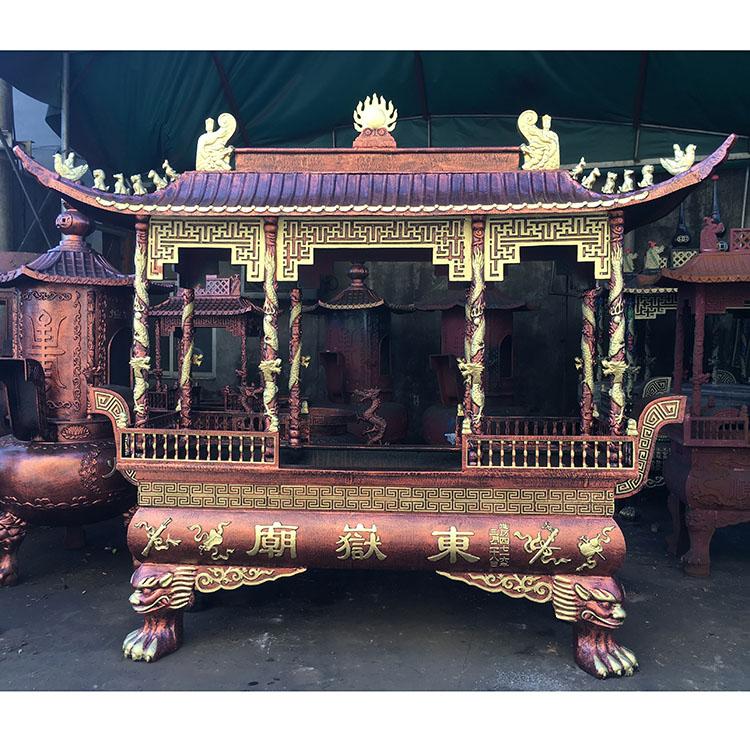 华光法器方型平口香炉 寺庙专用香炉 宗教法器法物香炉质优价廉