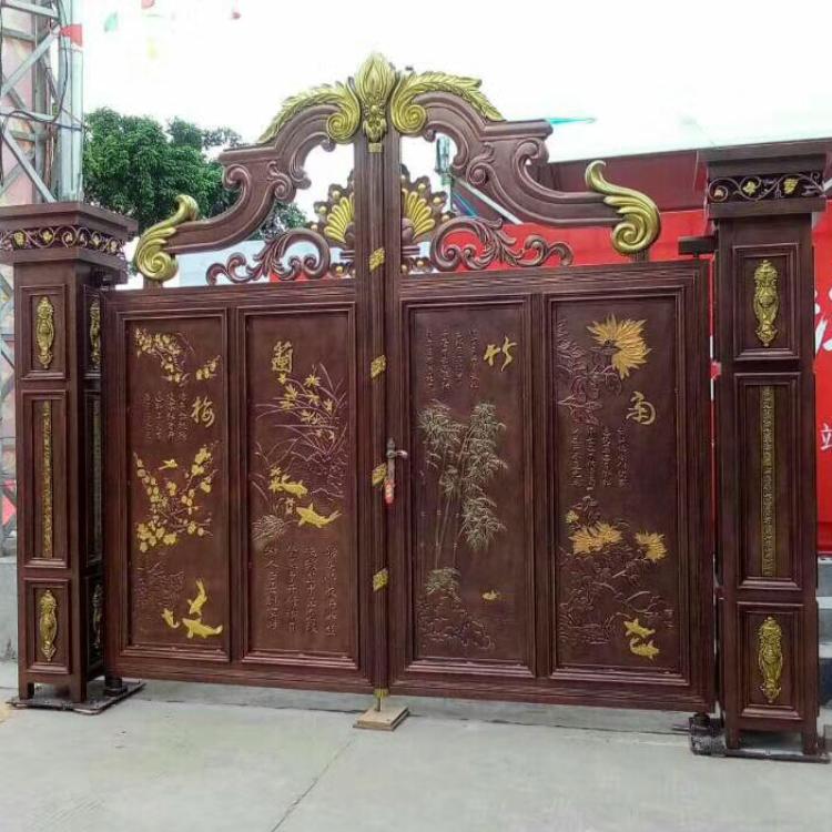 临朐对开庭院门  欧式乡村庭院门   对开庭院门安装 好品牌