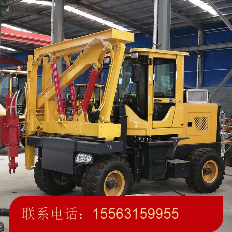 护栏打桩机 高速公路打桩机 打拔钻机 现货直销 质量保障