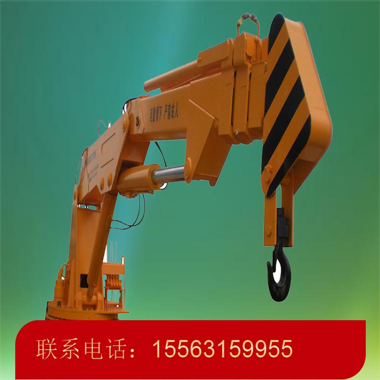 码头港口船吊 船用起重机360度旋转 液压伸缩臂固定吊车 可定制
