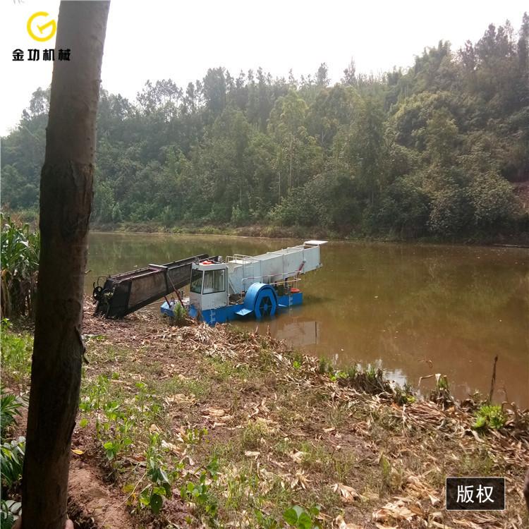 湖南邵阳水葫芦打捞船   水草收割船
