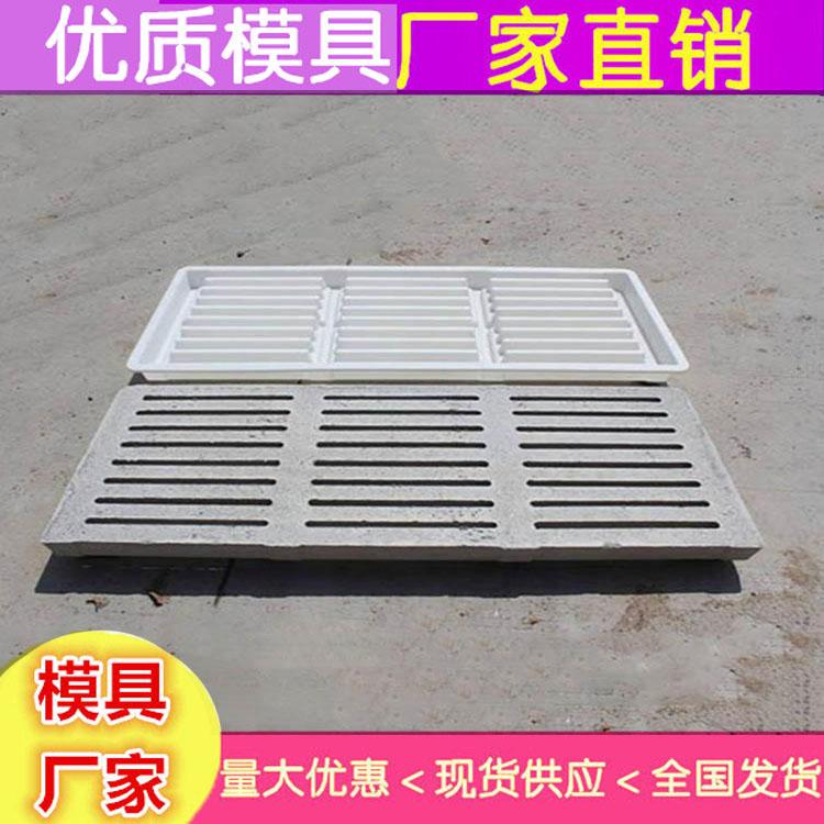 水泥漏粪板自制模具 内蒙古猪用羊用漏粪板塑料模具定制厂家