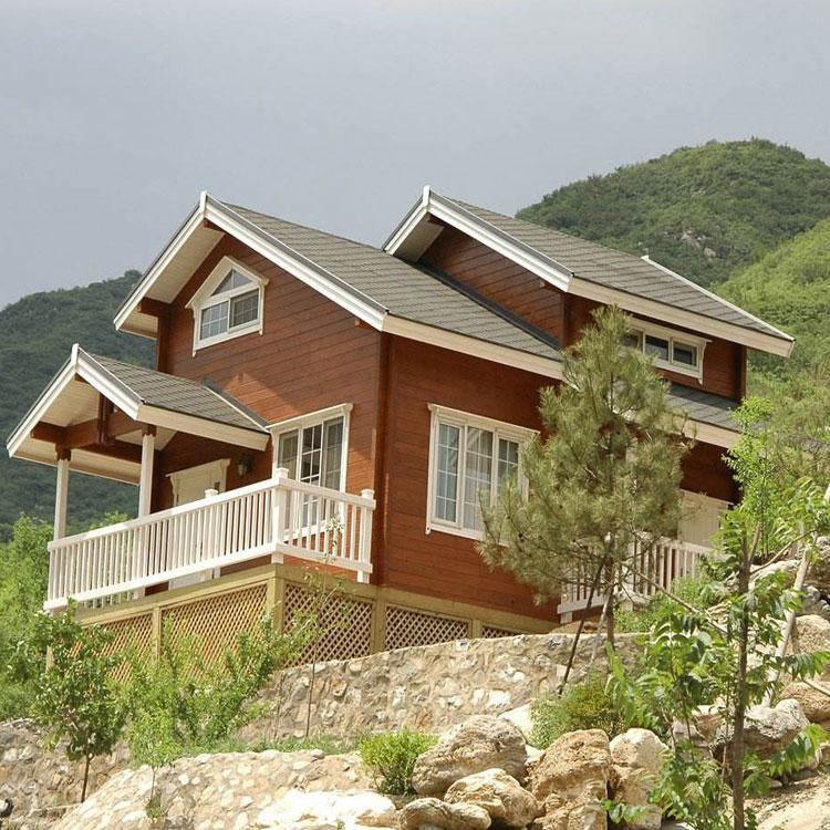 郑州防腐木木屋别墅 别墅木屋定制 款式多样 造型美观