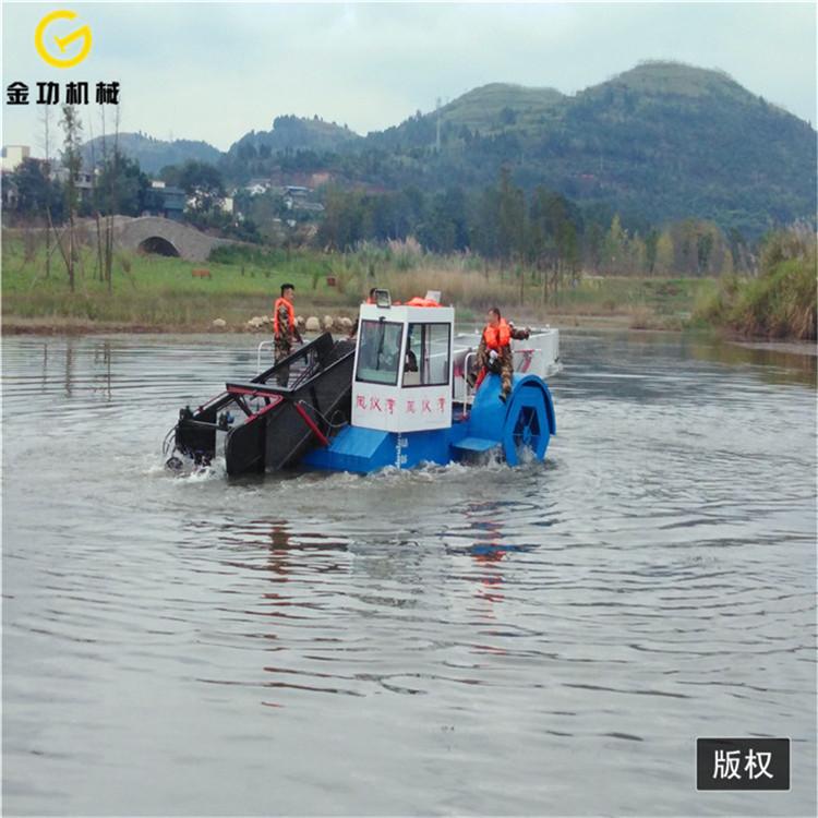 湖南岳阳水葫芦打捞船  小型水葫芦打捞船