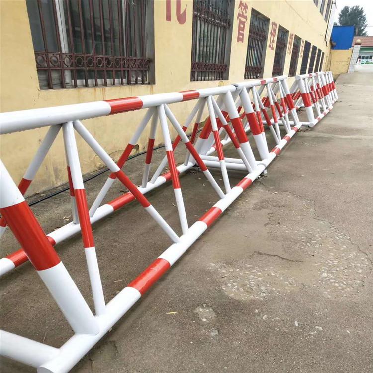 钢管交通路障防恐防冲撞隔离护栏 临时道路围栏 路口围篱阻车拒马