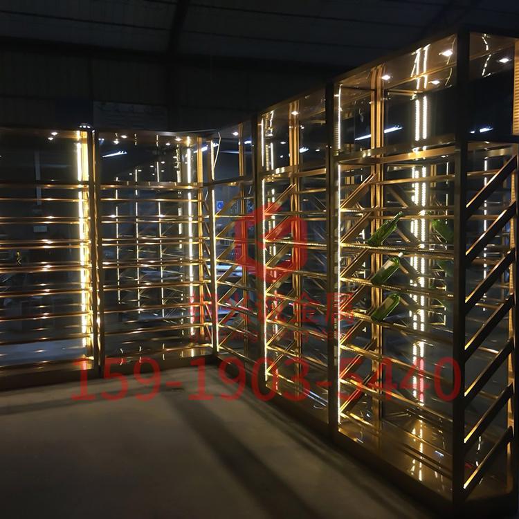 佛山工厂定制 酒店餐厅酒窖欧式美式葡萄红酒 恒温恒湿不锈钢酒柜
