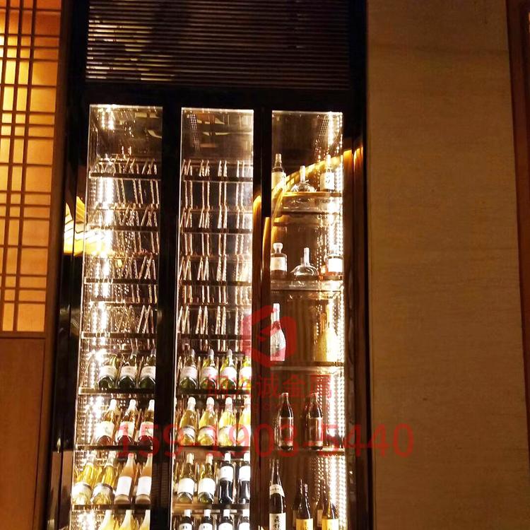 厂家定制酒架 不锈钢玫瑰金常温酒架 简易组合红酒架 个性化设计