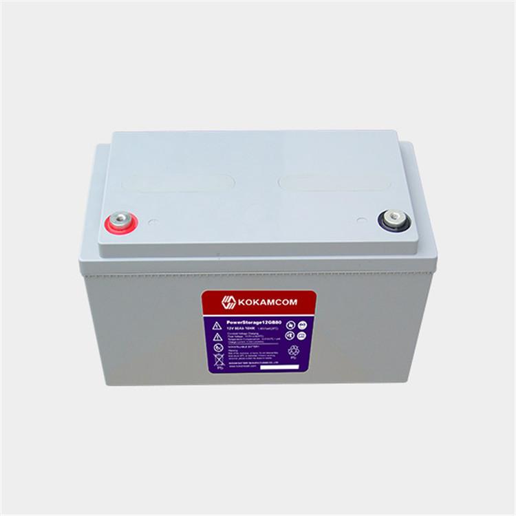 柯咖姆蓄电池12BS80 KOKAM铅酸蓄电池12V80AH 储能不间断电源