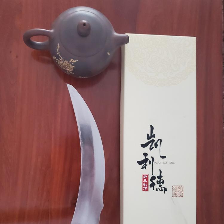 凯利德农具割草刀锄草小镰刀折叠镰刀锰钢便携式砍柴户外割农用工具