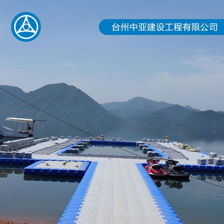 水上游泳池浮筒设计 中亚水上工程 组合游泳池定制