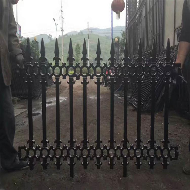 铸铁护栏_铁栅栏_定做厂区围墙护栏