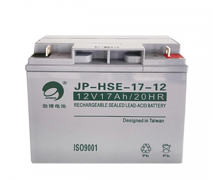 劲博蓄电池JP-HSE-17-12 Jumpoo蓄电池12V17AH UPS/ 直流屏备用专用电源