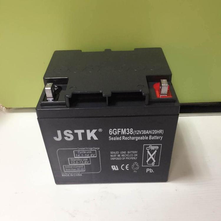 JSTK蓄电池-6GFM100 铅酸蓄电池12V100AH UPS免维护储能电源
