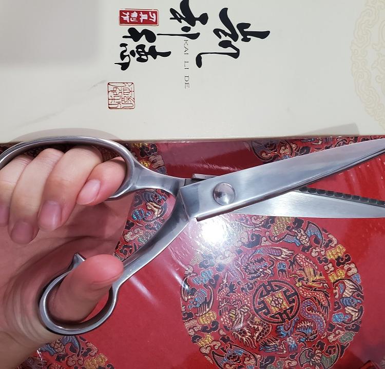 不锈钢花齿剪三角DIY波浪剪全钢花纹凯利德剪布艺裁缝剪