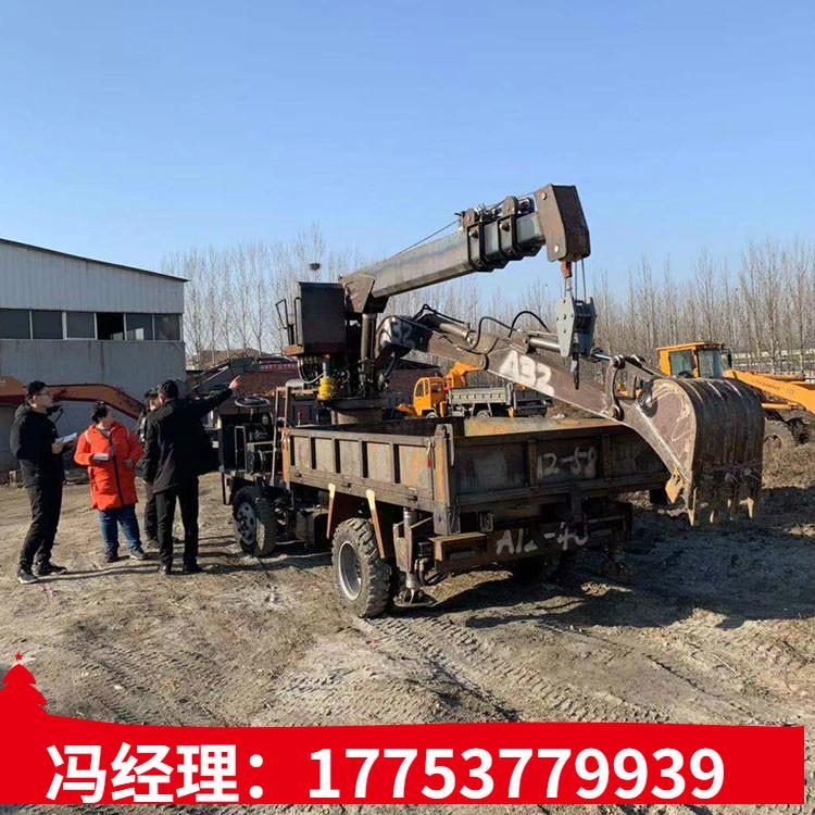 新型挖墓坑下葬一体车 改装挖机吊车一体机 吊挖一体机厂家