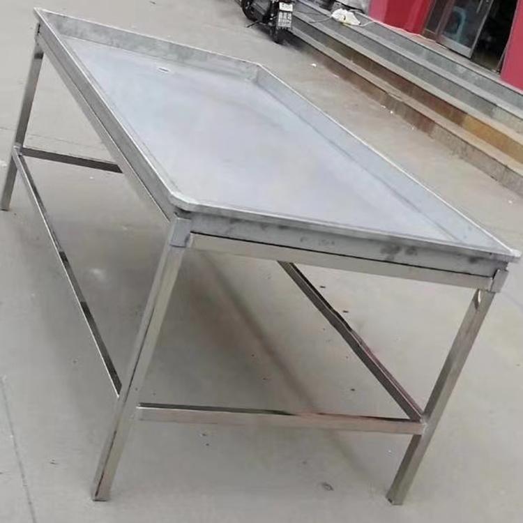 现货销售不锈钢工作台 双层不锈钢操作台 打荷台可定制