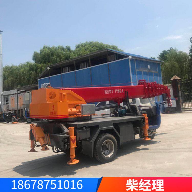全液压1吨2吨三轮吊车 三轮小吊车 农用三轮吊车 久胜机械