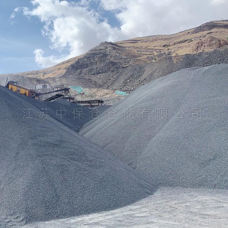 定制玄武岩石子  火山岩 枯山水园林黑色砾石 黑色碎石 